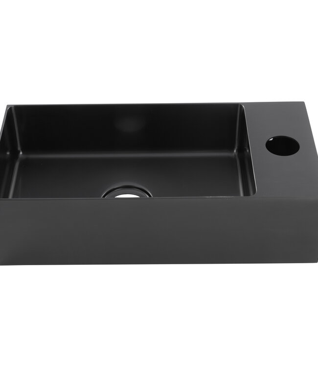 Differnz Fontein | RVS | Gun Metal | H9 x B36,5 x D18 cm