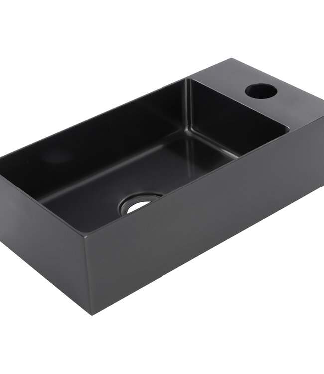 Differnz Fontein | RVS | Gun Metal | H9 x B36,5 x D18 cm