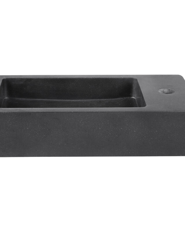 Differnz Fontein Hura L | Bombai Zwart | H11,5 x B40 x D22 cm