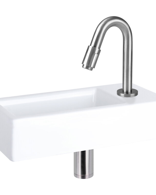 Differnz Koudwaterkraan | Mat Chroom | H19 cm