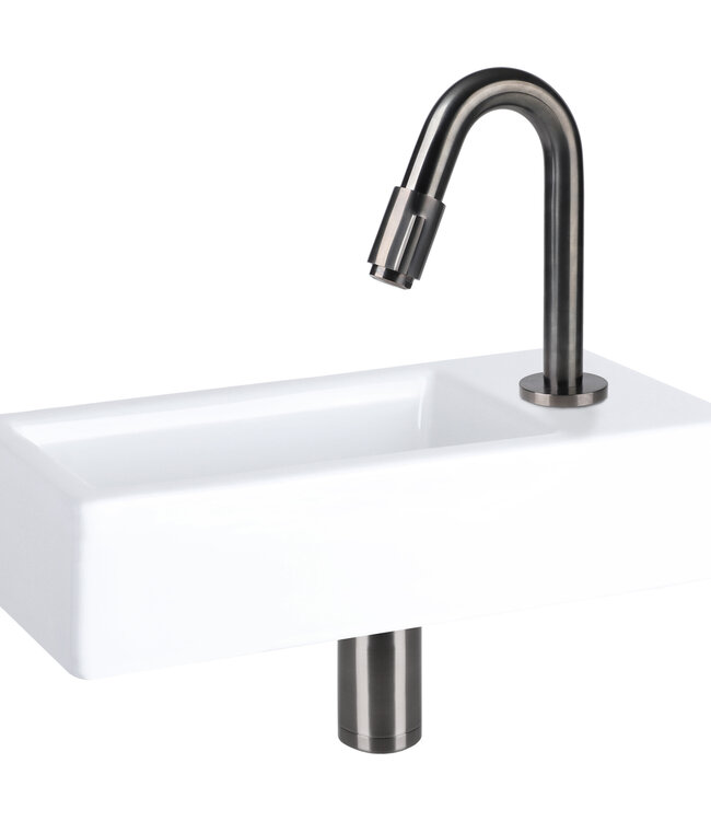 Differnz Koudwaterkraan | Gun Metal | H19 cm