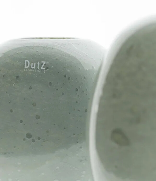 DutZ Vaas Ovali | Licht Grijs Bubbles | 2 Maten