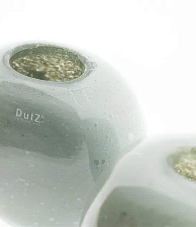 DutZ Vaas Ovali | Licht Grijs Bubbles | 2 Maten