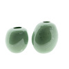 Vaas Ovali | Pistache Bubbles | 2 Maten