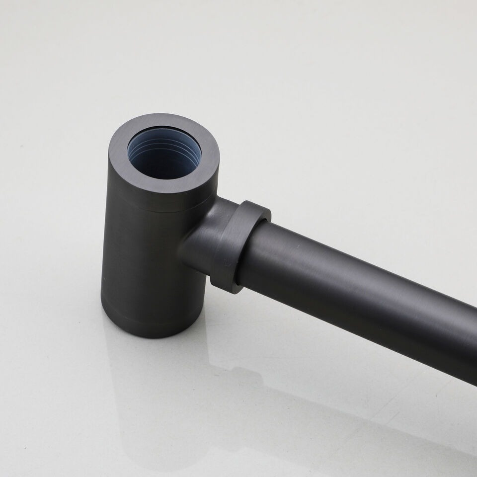 Rene Houtman Sifon Met Pop-Up Click Afvoer Gun Metal