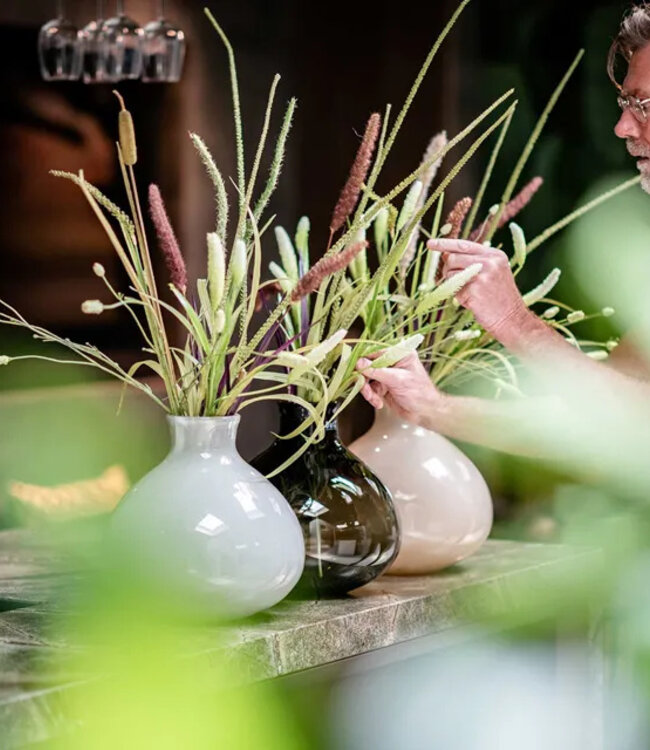 DutZ Vaas Bottle Bucca | Beige | H30 x D29 cm