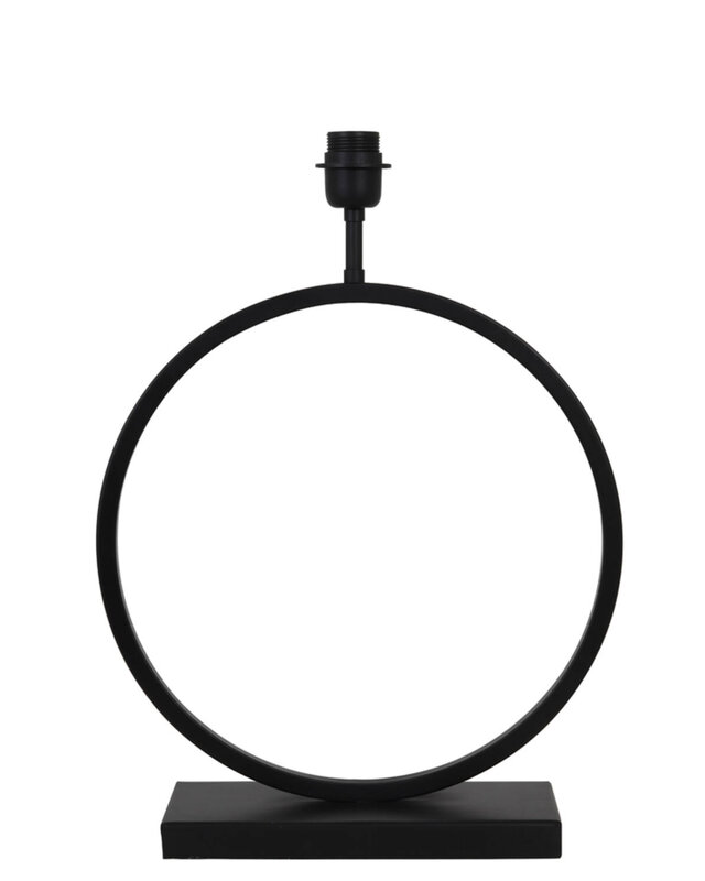 Light&Living Lampvoet Liva | Mat Zwart | H52 x B12,5 x L40 cm