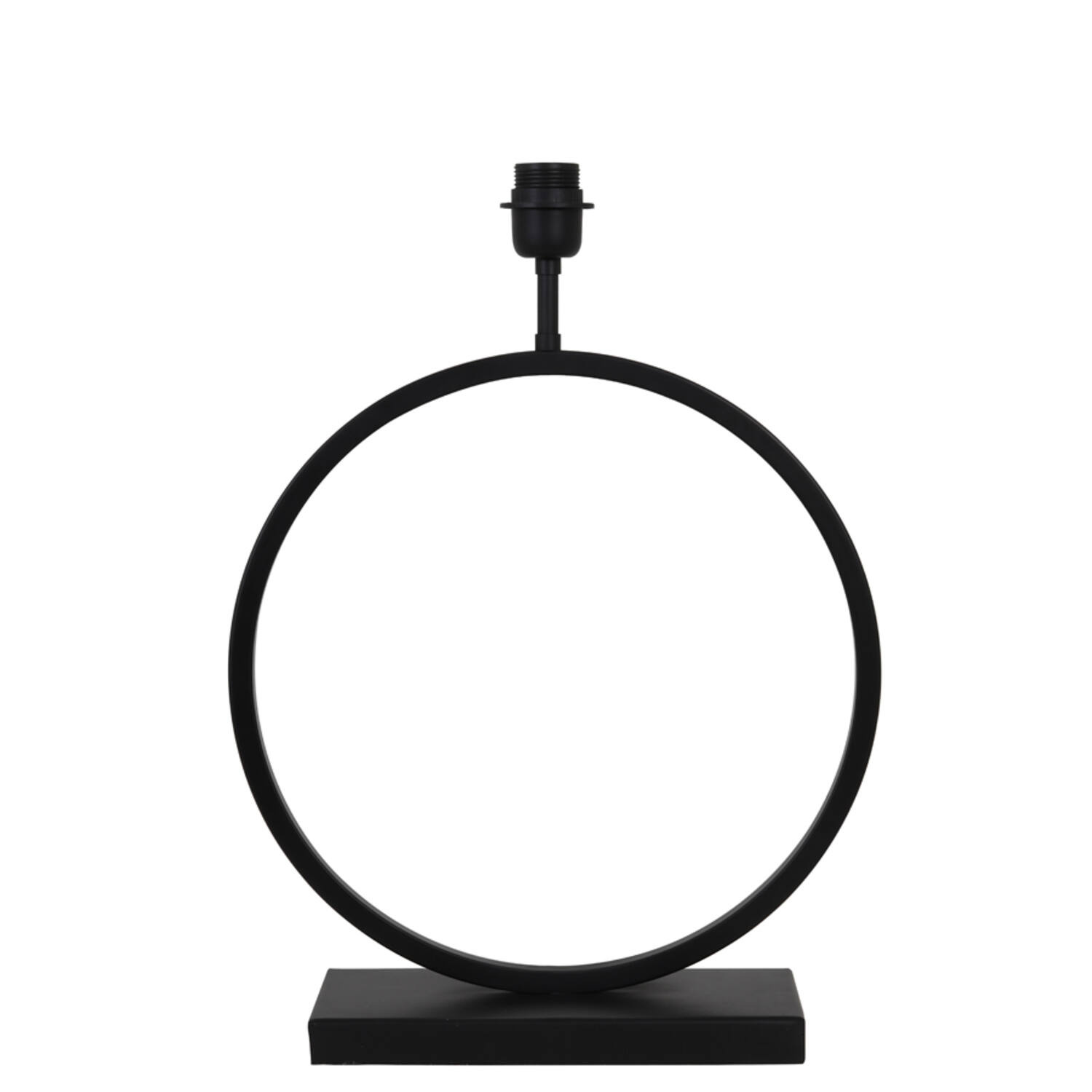 Light&Living Lampvoet Liva | Mat Zwart | H52 x B12,5 x L40 cm
