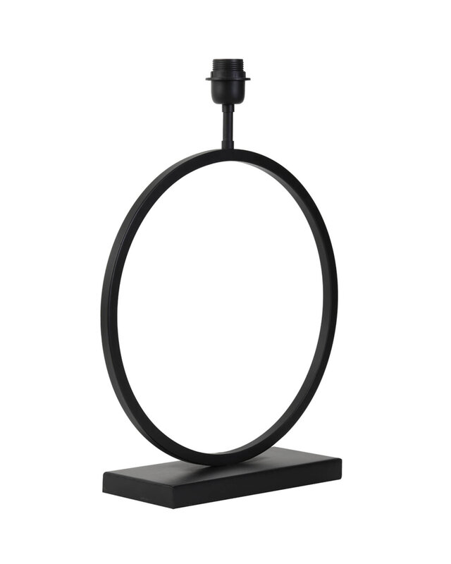 Light&Living Lampvoet Liva | Mat Zwart | H52 x B12,5 x L40 cm