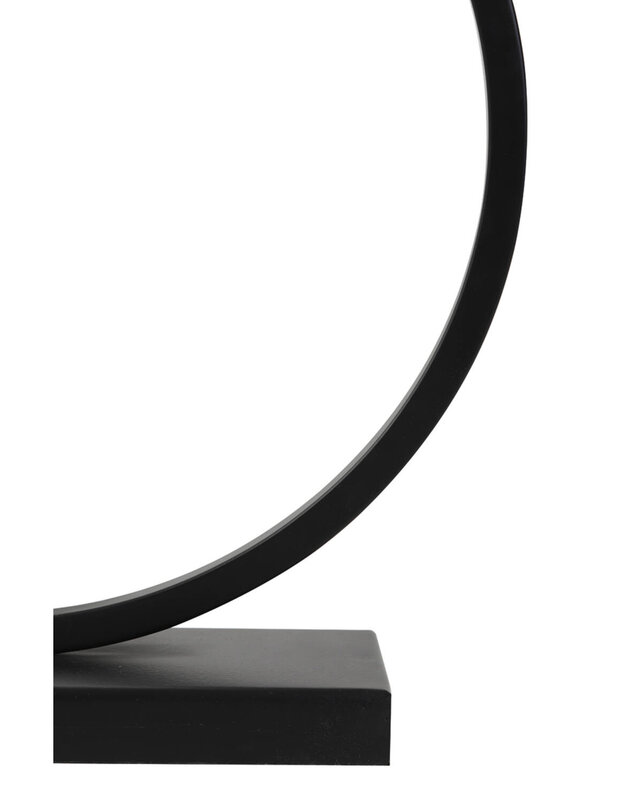 Light&Living Lampvoet Liva | Mat Zwart | H52 x B12,5 x L40 cm
