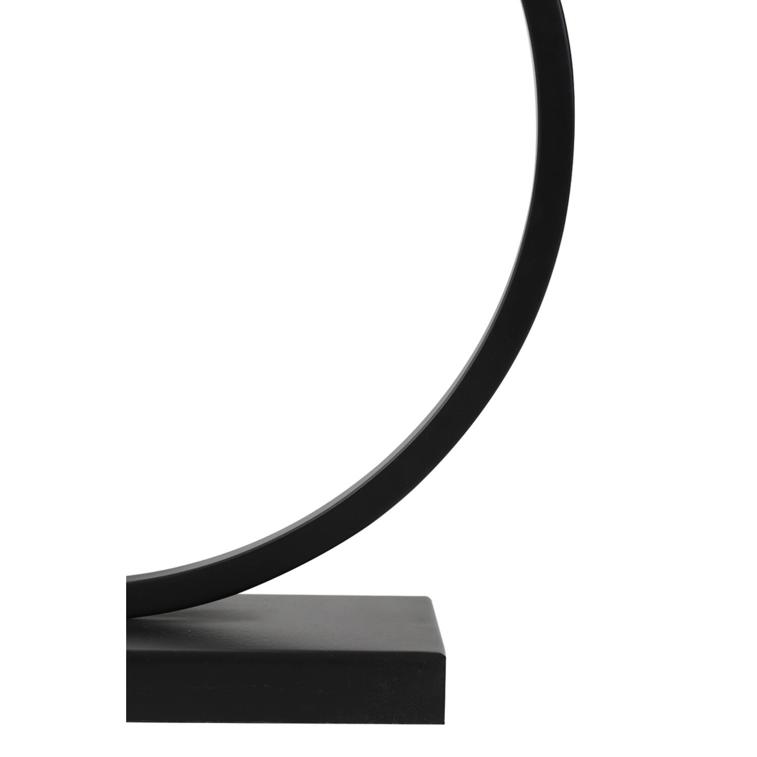 Light&Living Lampvoet Liva | Mat Zwart | H52 x B12,5 x L40 cm