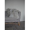 Kussen Lamsvacht Mongools | Light Grey | 50x50 cm