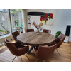 Eettafel Teak Rond Barry 160x78 cm