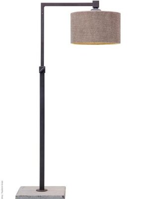 Frezoli Hardstenen Bureaulamp | Mat Zwart | Verstelbaar