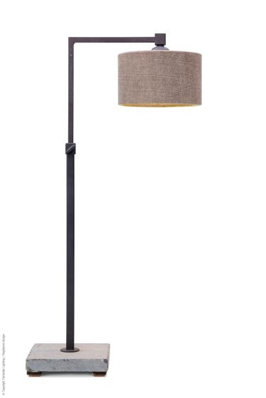 Frezoli Hardstenen Bureaulamp | Mat Zwart | Verstelbaar