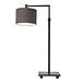 Frezoli Bureaulamp Met Stalen Voet | Loodkleur