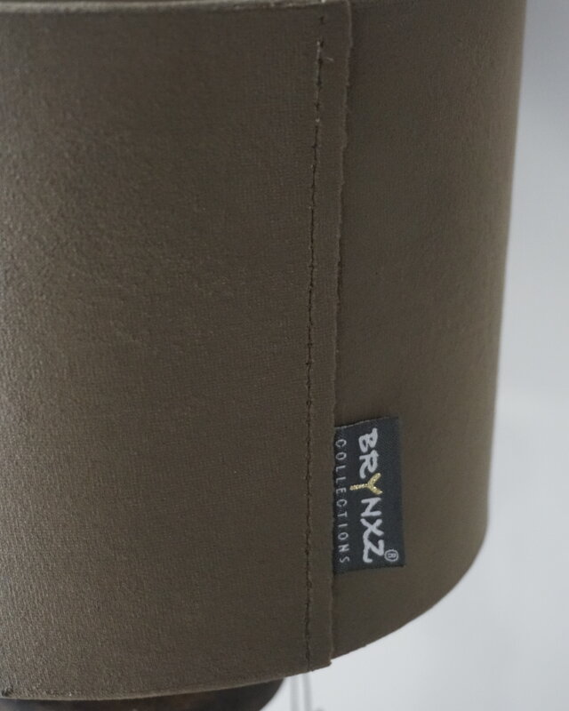 Brynxz Lampenkap Cilinder | Velvet Brown | H14 x Ø 20 cm