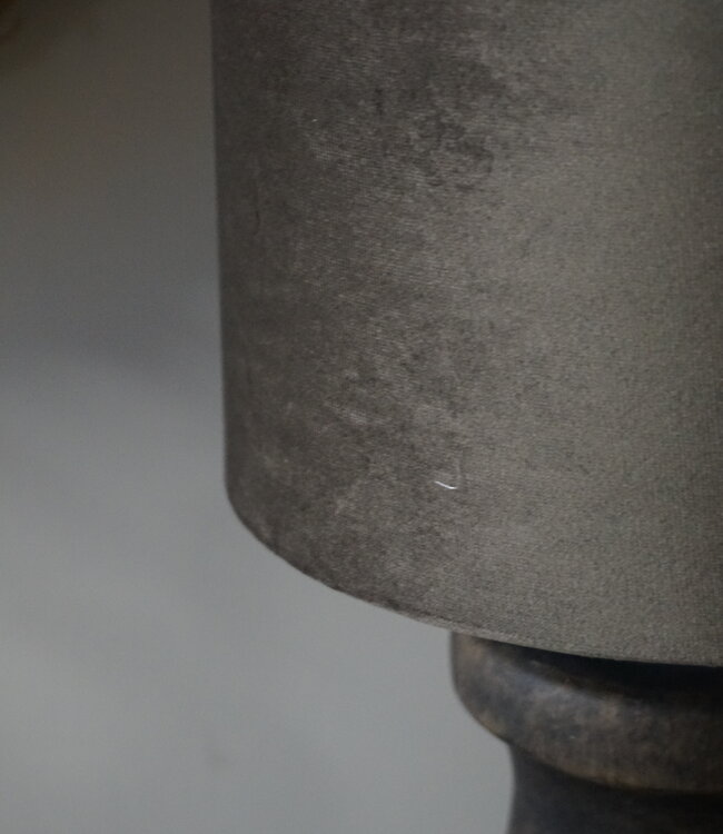 Brynxz Lampenkap Cilinder | Velvet Brown | H14 x Ø 20 cm