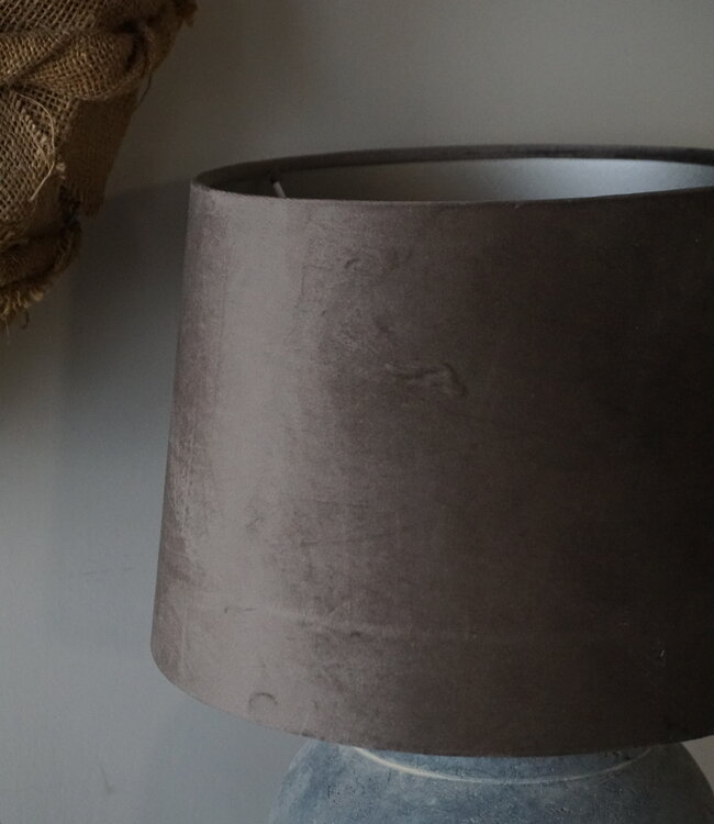 Brynxz Lampenkap | Velvet Brown | 25 x 30 x 20 cm