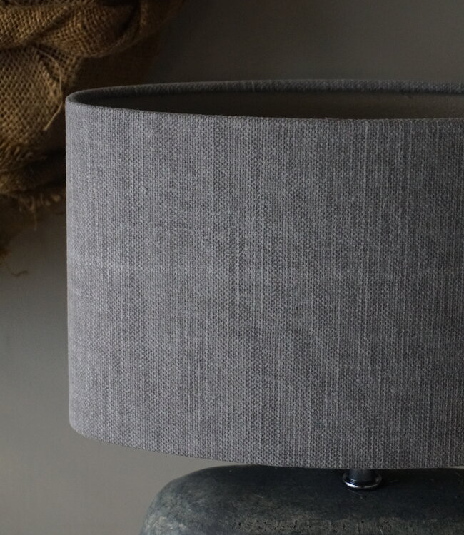Brynxz Lampenkap Ovaal | Stone | 30 x 14 x 17 cm