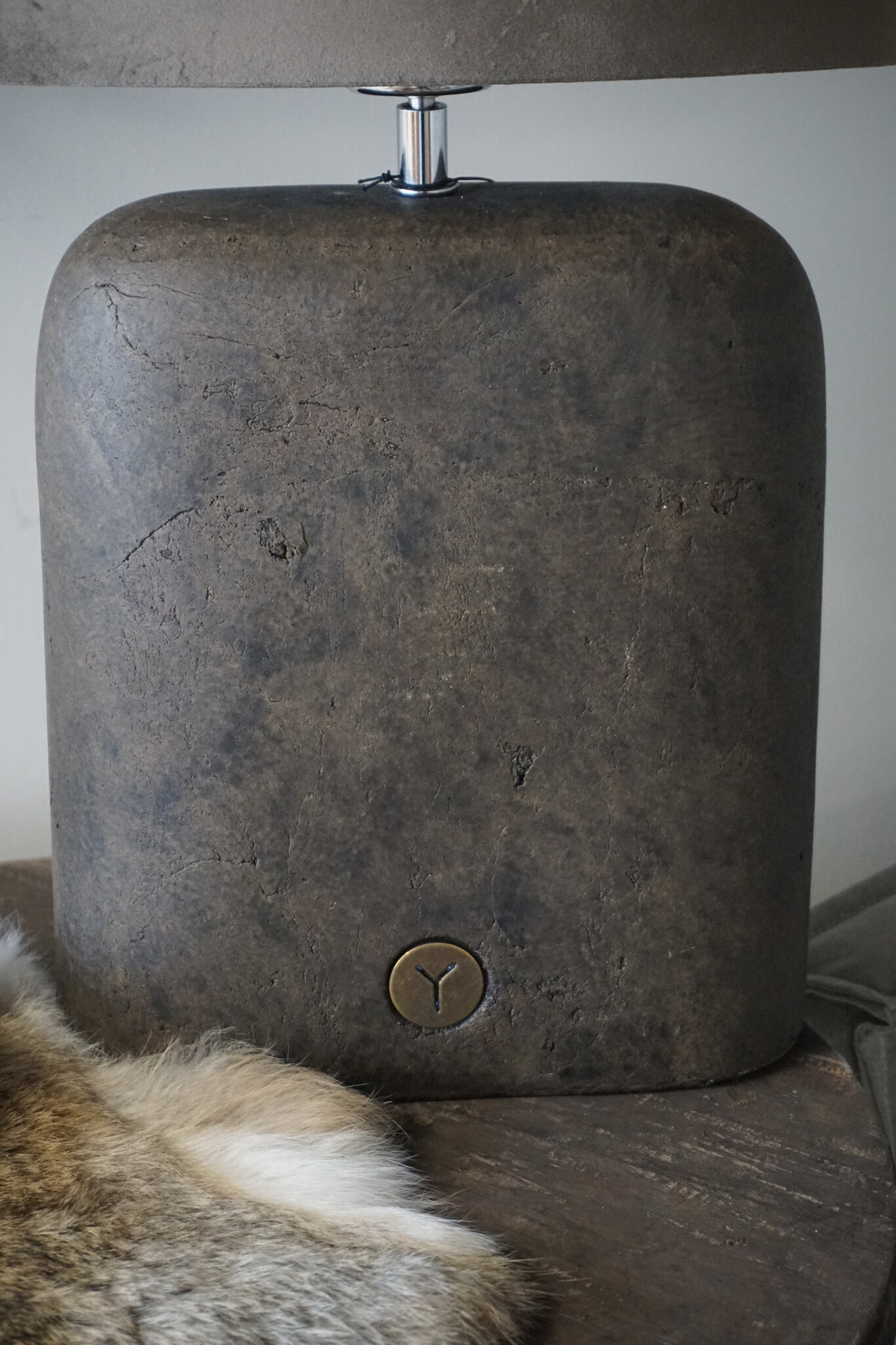 Brynxz Lampenvoet | Envelop | Majestic Brown | 25 x 12 x 38 cm