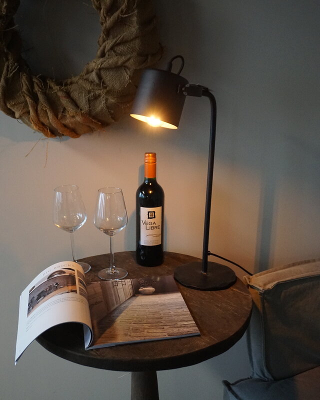 Brynxz Bureaulamp 'Minimalistic Matt Black' | 30 x 15 x 51 cm