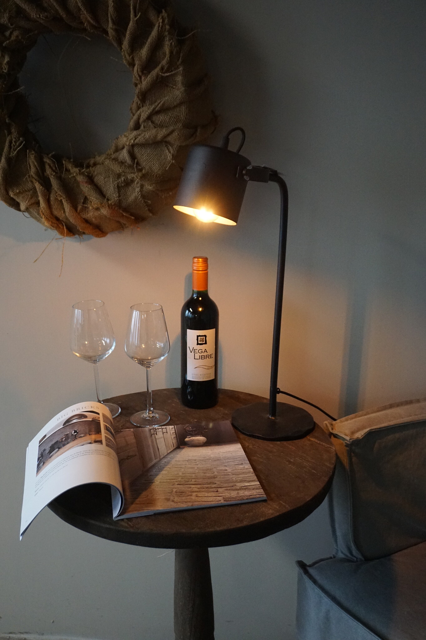 Brynxz Bureaulamp 'Minimalistic Matt Black' | 30 x 15 x 51 cm