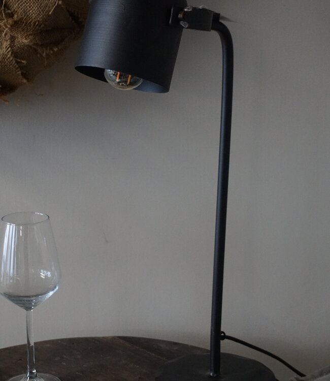 Brynxz Bureaulamp 'Minimalistic Matt Black' | 30 x 15 x 51 cm