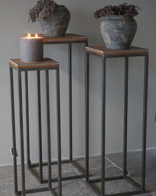Brynxz Pilaartafeltjes | Set Van 3 | Wood Metal