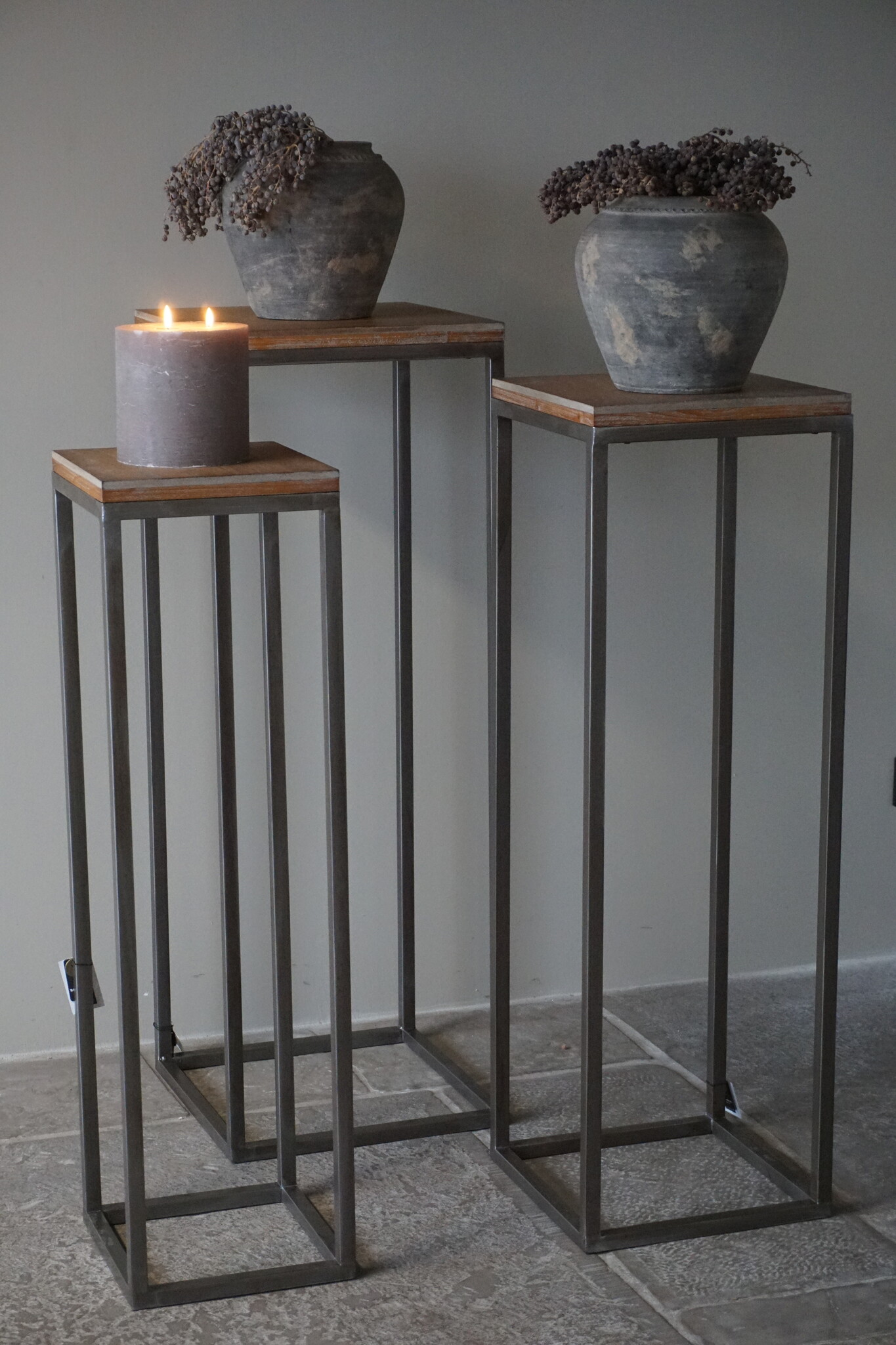 Brynxz Pilaartafeltjes | Set Van 3 | Wood Metal