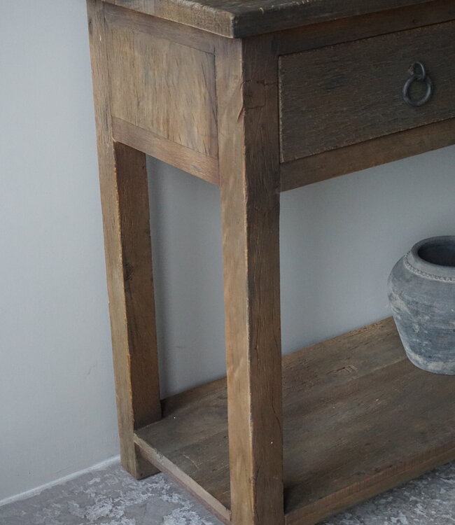 Rene Houtman Sidetable Rough | Dirty Grey | H91 x B220 x D45 cm