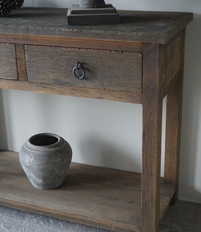Rene Houtman Sidetable Rough | Dirty Grey | H91 x B220 x D45 cm