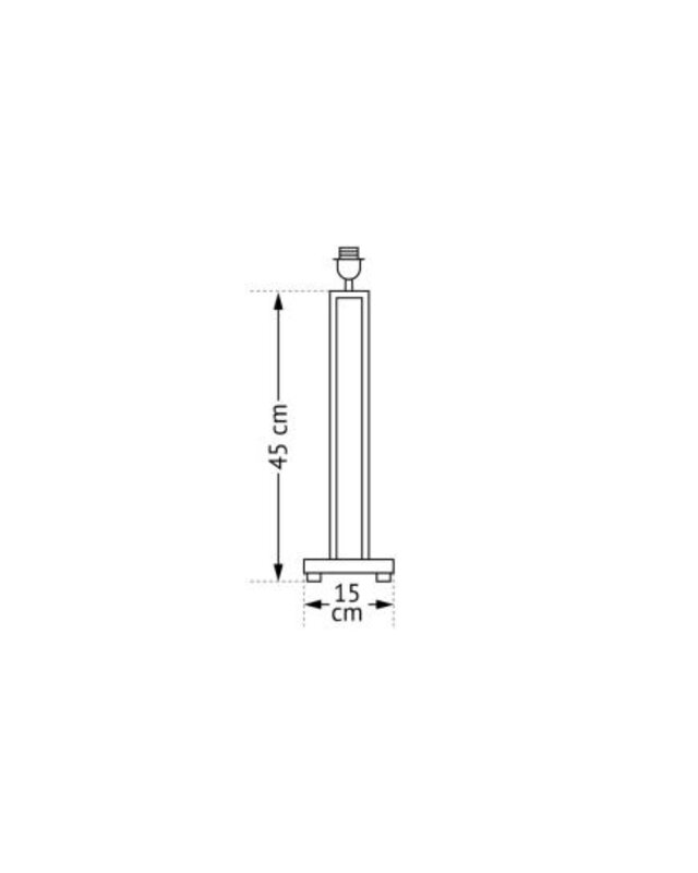 Frezoli Diable Tafellamp | Donker Messing | 45 cm