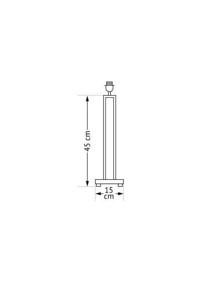 Frezoli Diable Tafellamp | Donker Messing | 45 cm