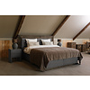 Boxspring Bed Woods Oud Eikenhout Kiss Light Grey