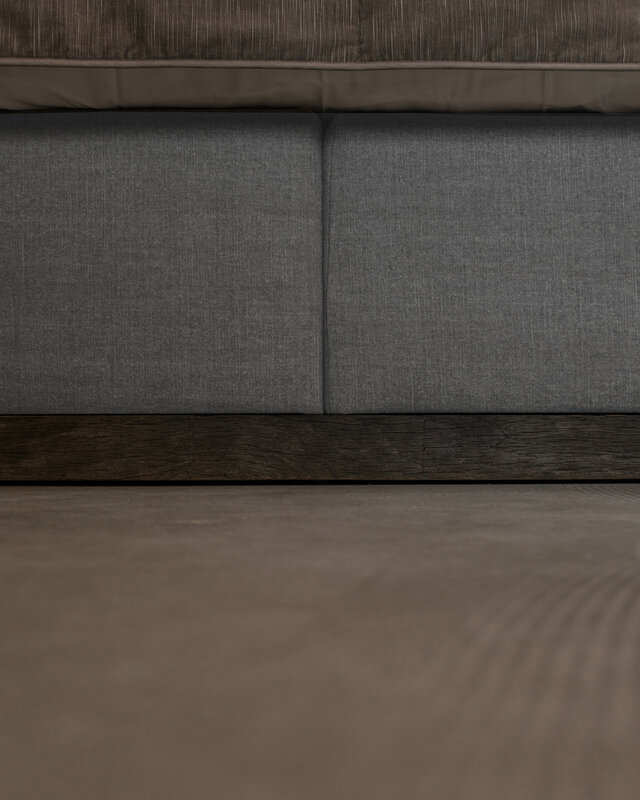 Rene Houtman Boxspring Bed Woods Oud Eikenhout Kiss Light Grey
