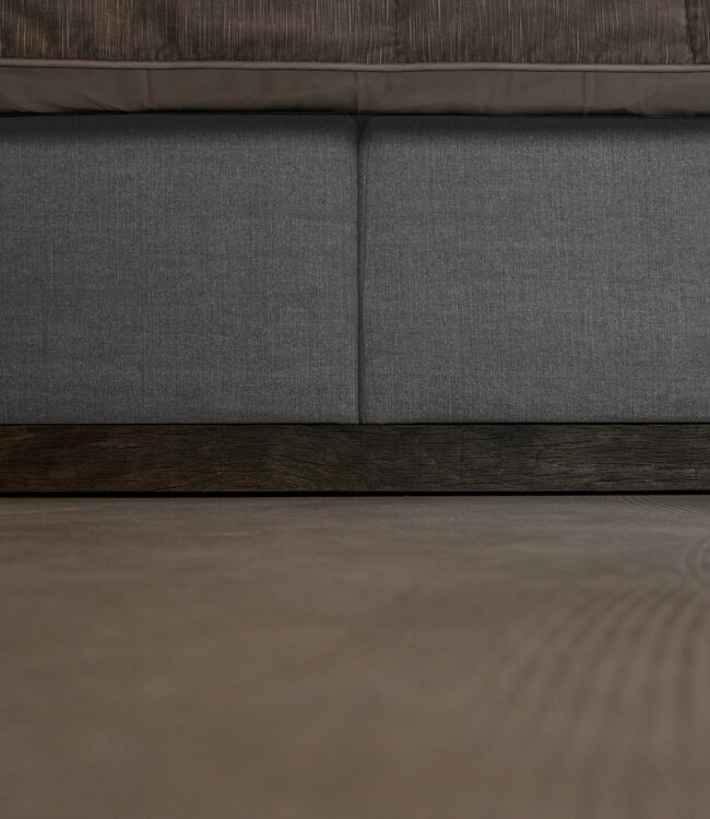 Rene Houtman Boxspring Bed Woods Oud Eikenhout Kiss Light Grey