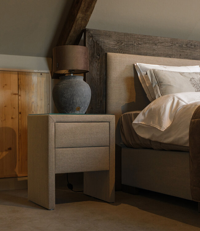 Rene Houtman Boxspring Bed Woods Oud Eikenhout Kiss Natural