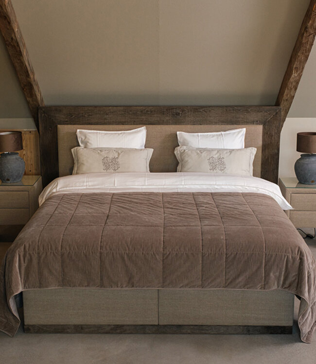 Rene Houtman Boxspring Bed Woods Oud Eikenhout Kiss Natural