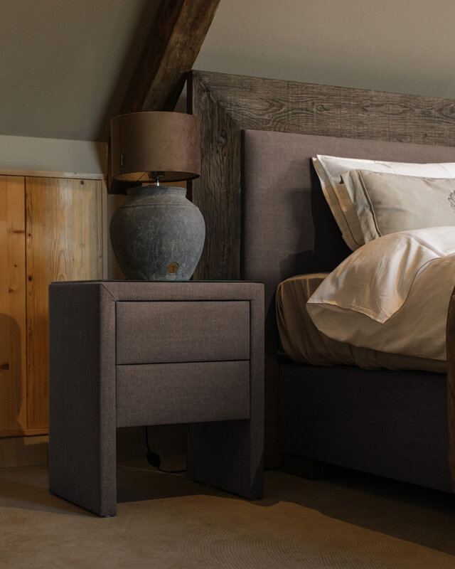 Rene Houtman Boxspring Bed Woods Oud Eikenhout Kiss Brown