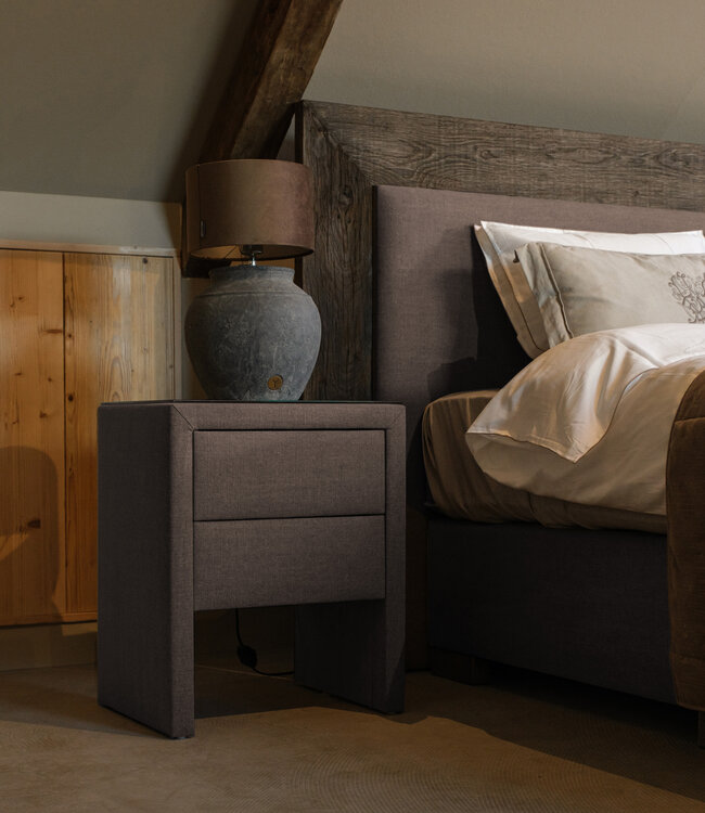 Rene Houtman Boxspring Bed Woods Oud Eikenhout Kiss Brown