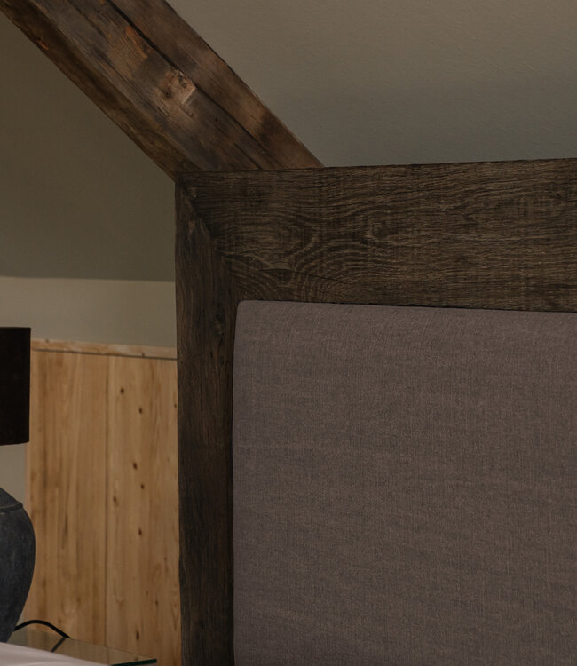 Rene Houtman Boxspring Bed Woods Oud Eikenhout Kiss Brown