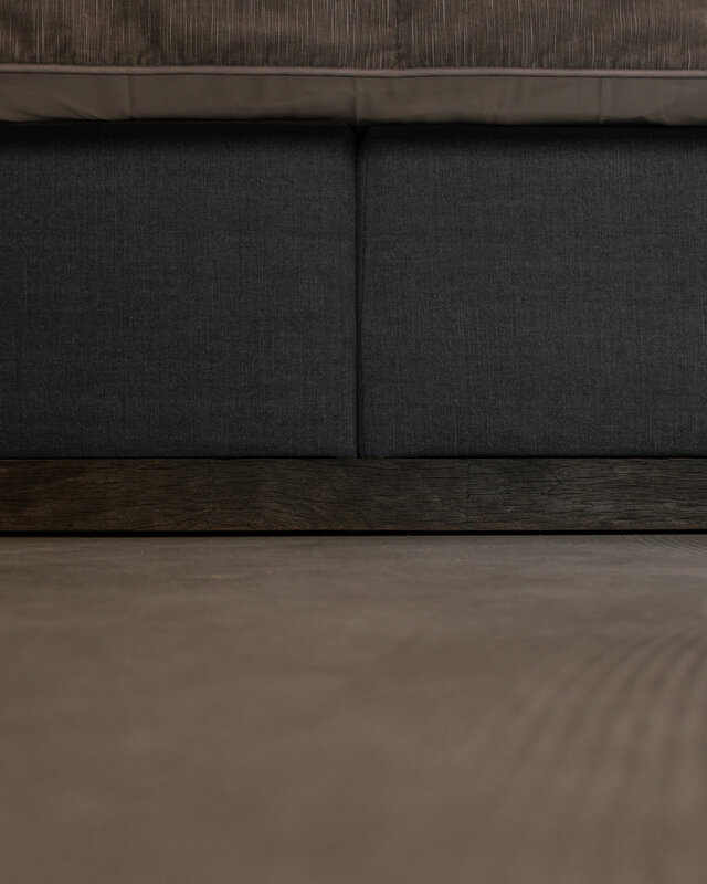 Rene Houtman Boxspring Bed Woods Oud Eikenhout Kiss Graphite