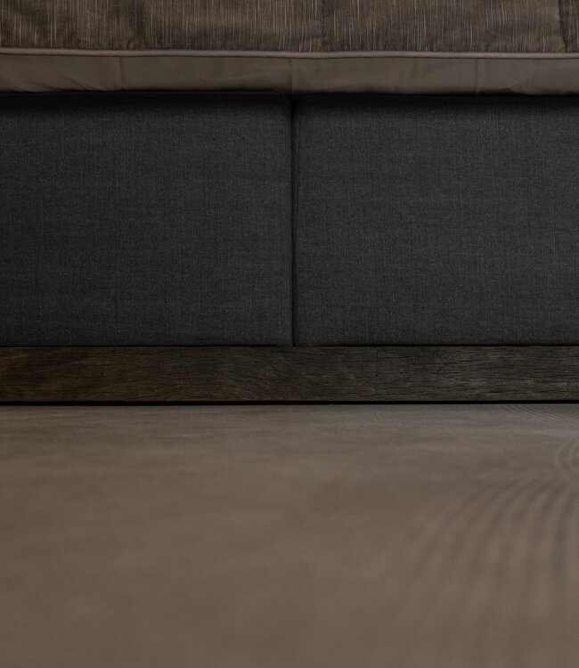 Rene Houtman Boxspring Bed Woods Oud Eikenhout Kiss Graphite