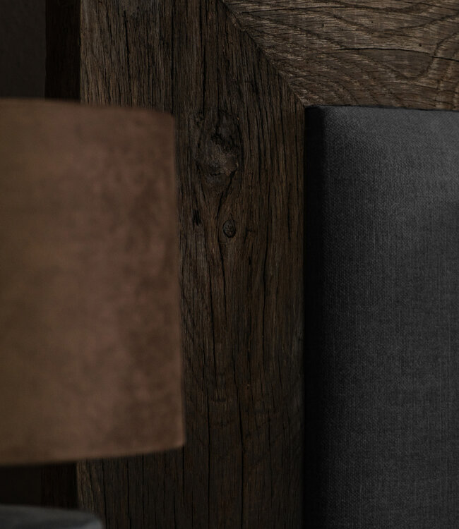 Rene Houtman Boxspring Bed Woods Oud Eikenhout Kiss Graphite