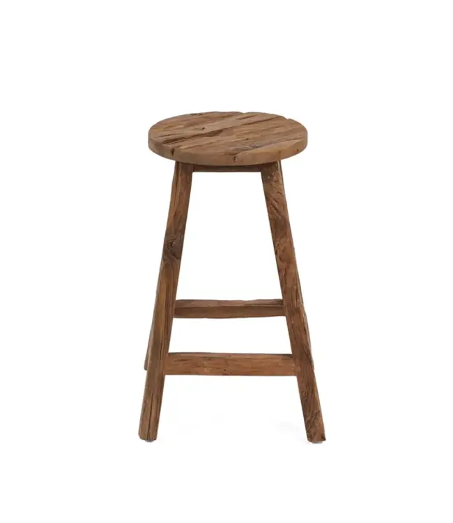 Bazar Bizar Barkruk Shibori | Naturel | H70 x B50 cm