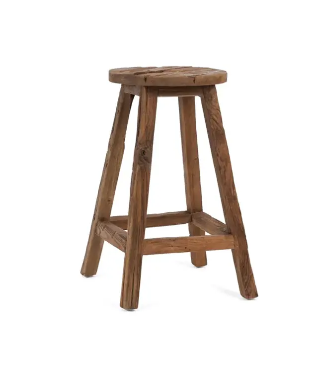 Bazar Bizar Barkruk Shibori | Naturel | H70 x B50 cm