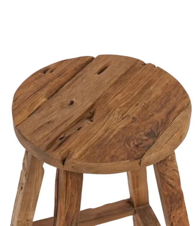 Bazar Bizar Barkruk Shibori | Naturel | H70 x B50 cm