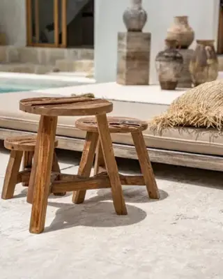 Bazar Bizar Kruk | Yatai | Naturel | H45 x B45 cm