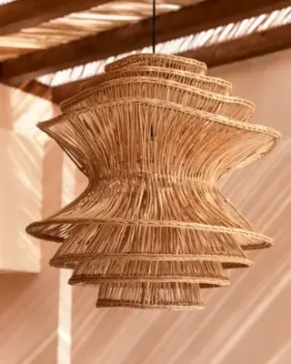 Bazar Bizar Hanglamp | Shiitake | Naturel | L